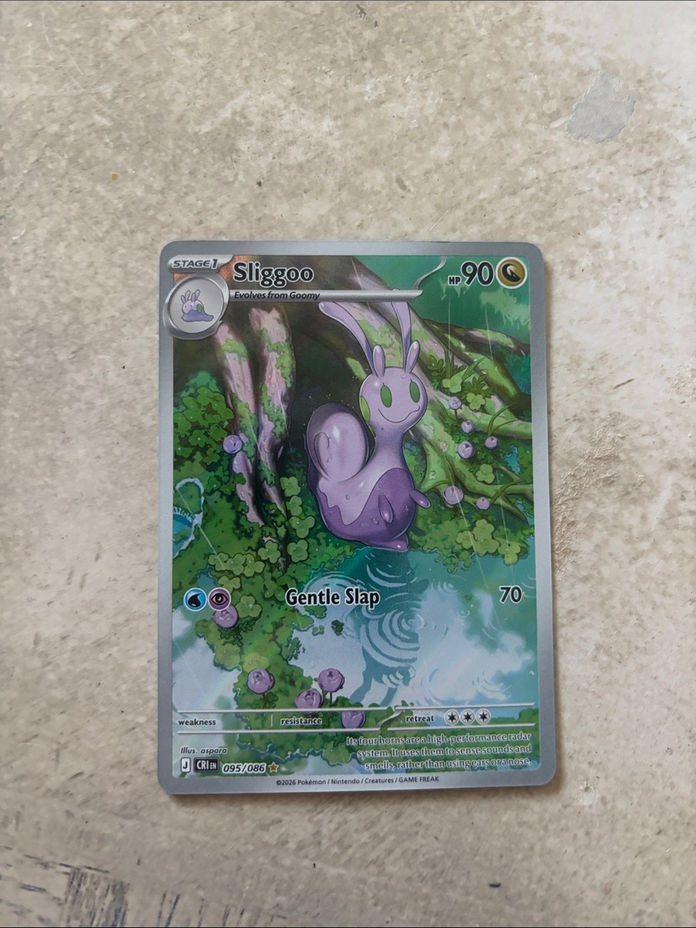 Sliggoo Trading Card - Purple